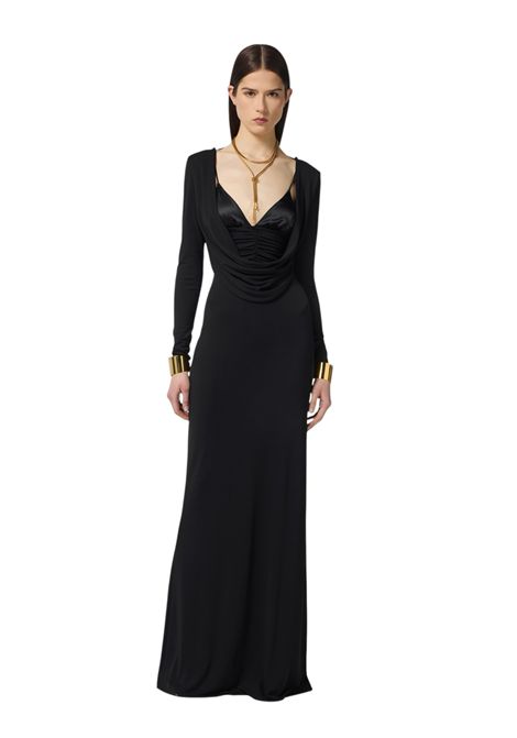 Abito Red Carpet in jersey crêpe fluido ELISABETTA FRANCHI | Abiti | ABR0356E2110